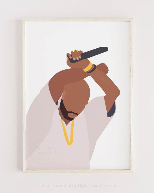 Rapper Poster Minimalist Wall Art