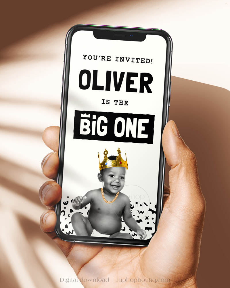 The Notorious Big One 1st Birthday Video Invitation