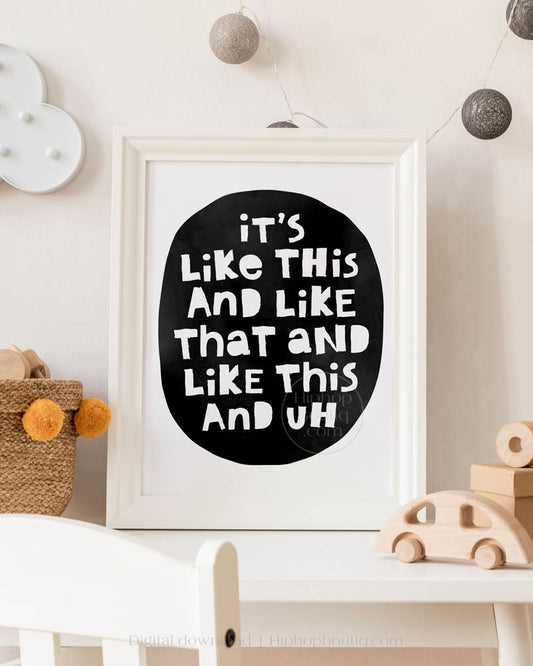 Like This And Like That And Uh Nursery Wall Decor