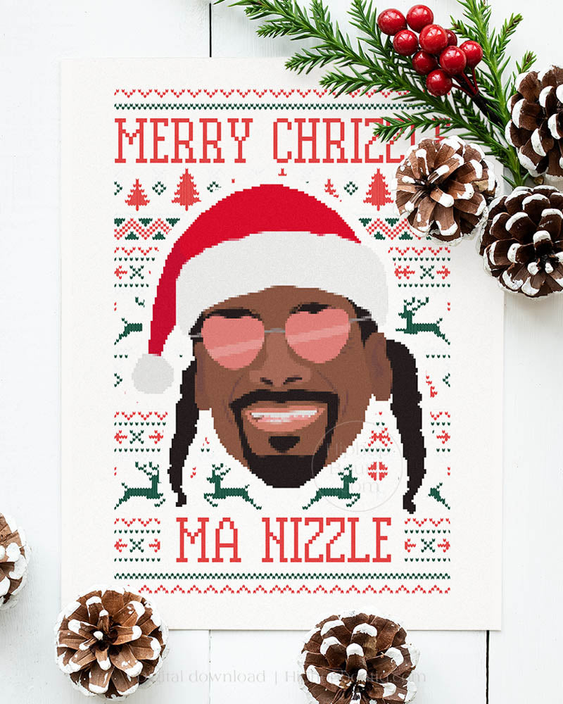 Merry Chrizzle Rapper Christmas Card – HiphopBoutiq merry-chrizzle-rapper-christmas-card-hiphopboutiq