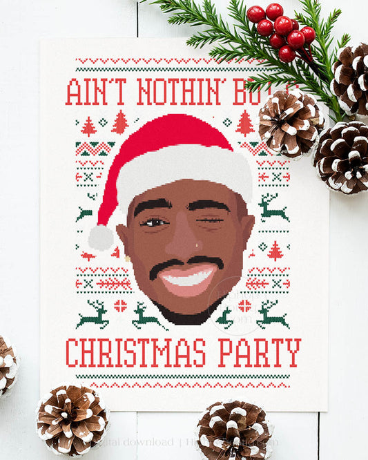 Nothing But A Christmas Party Card