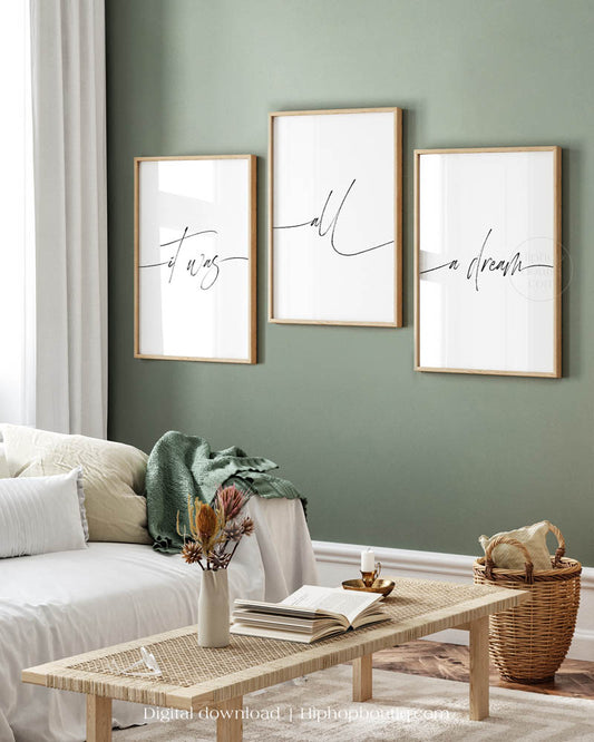All A Dream Wall Art Set