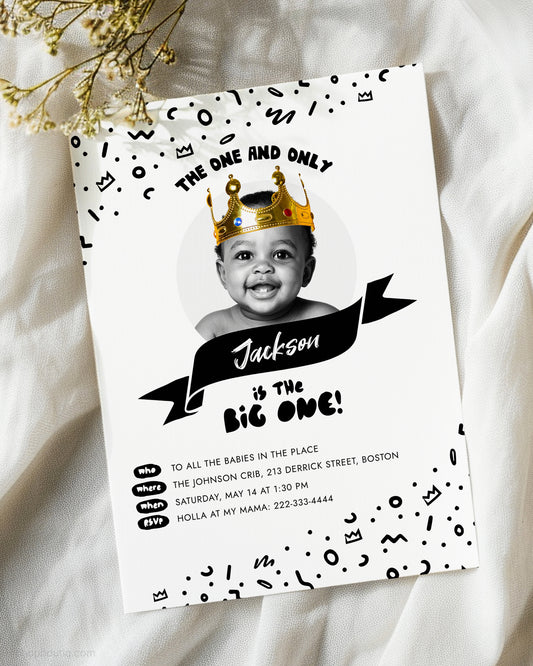 The Big One Notorious Birthday Invite Template