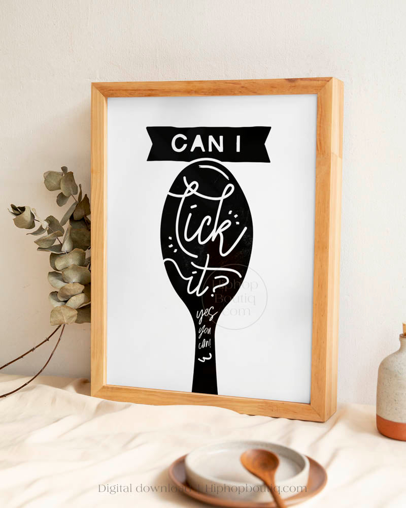 Can I Lick It 90s Rap Themed Sign