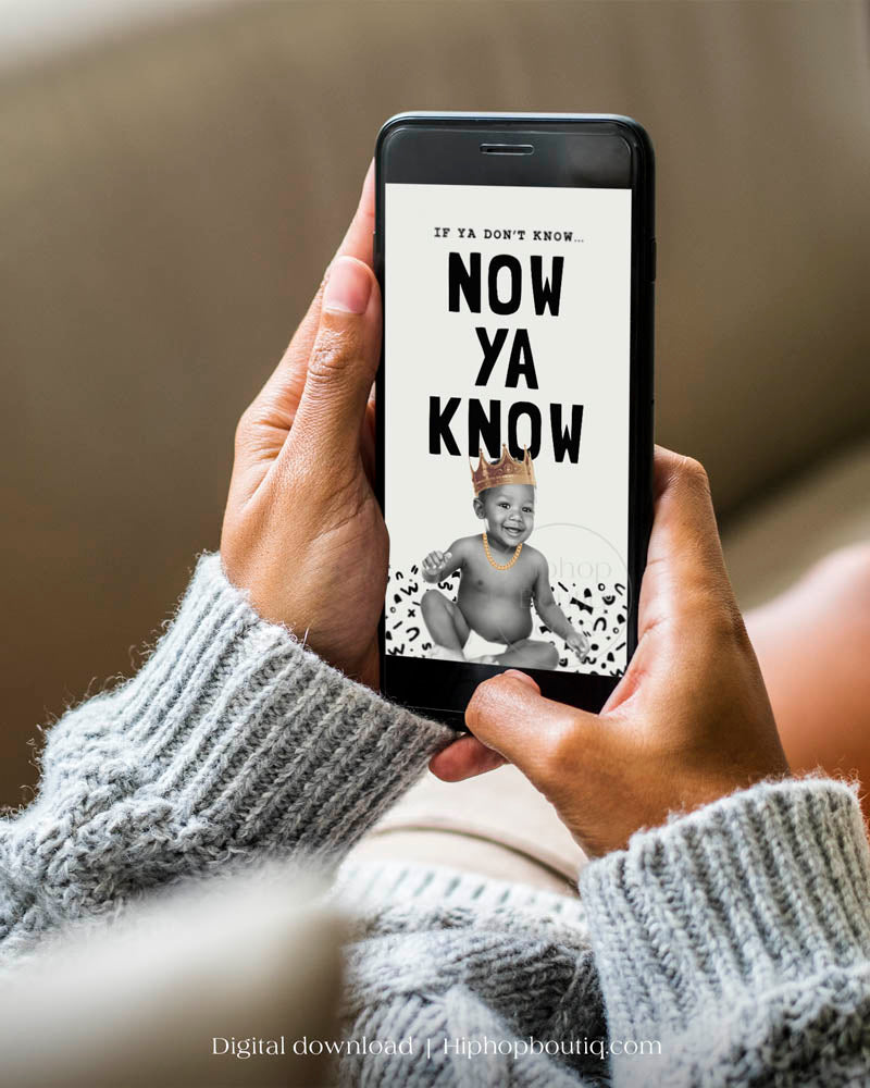 Two Legit to Quit Video Invitation for 2nd Birthday