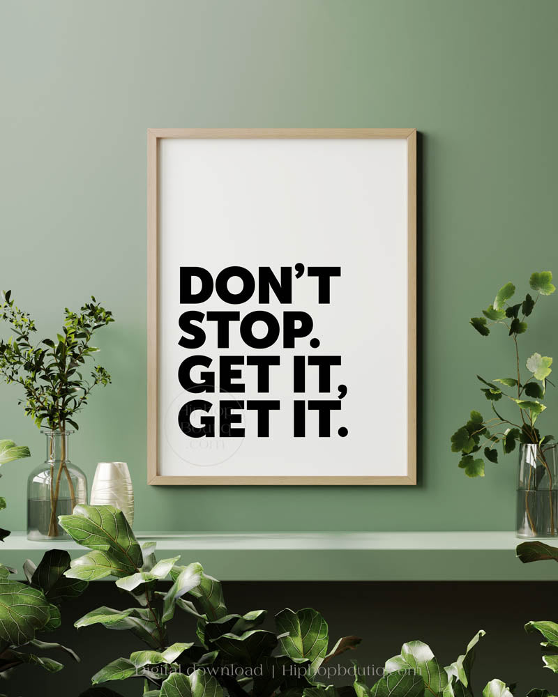 Motivational Hip Hop Workout Posters Bundle