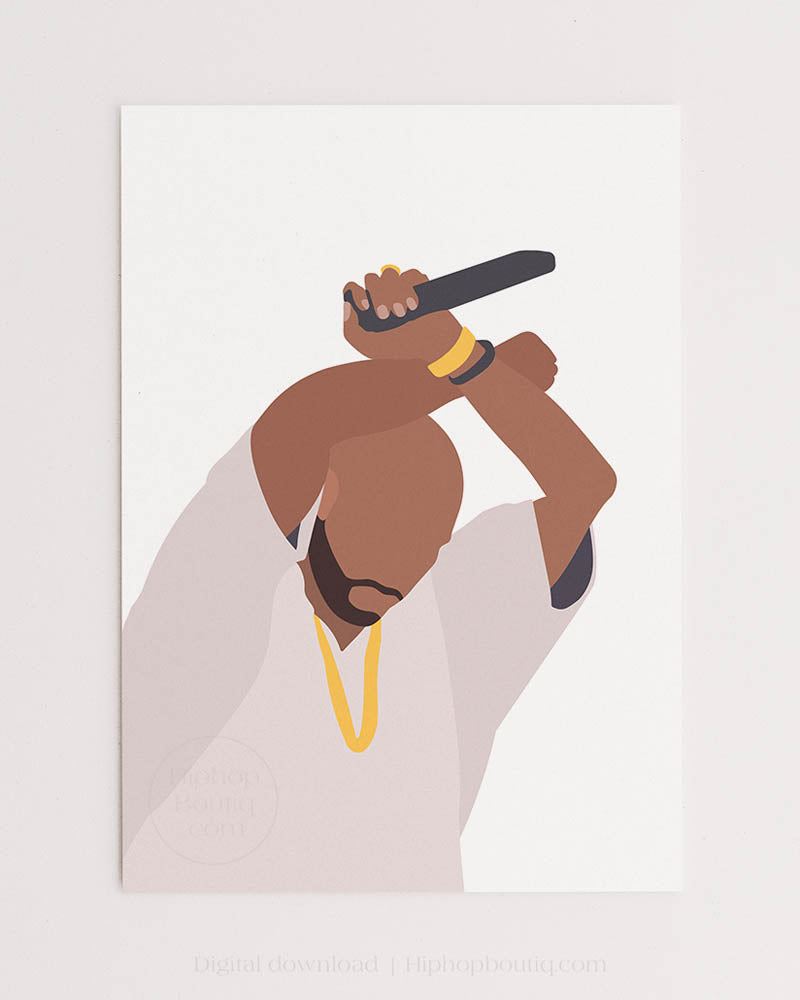 Rapper Poster Minimalist Wall Art