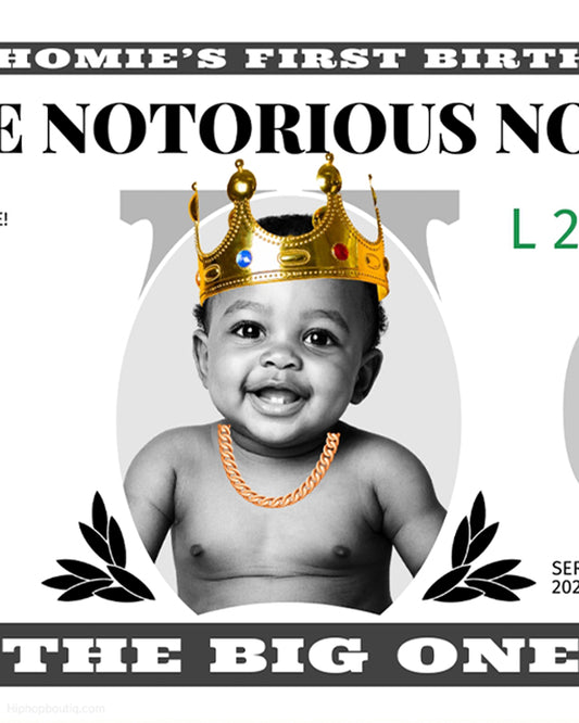 The Big One 1st Birthday Dollar Bill