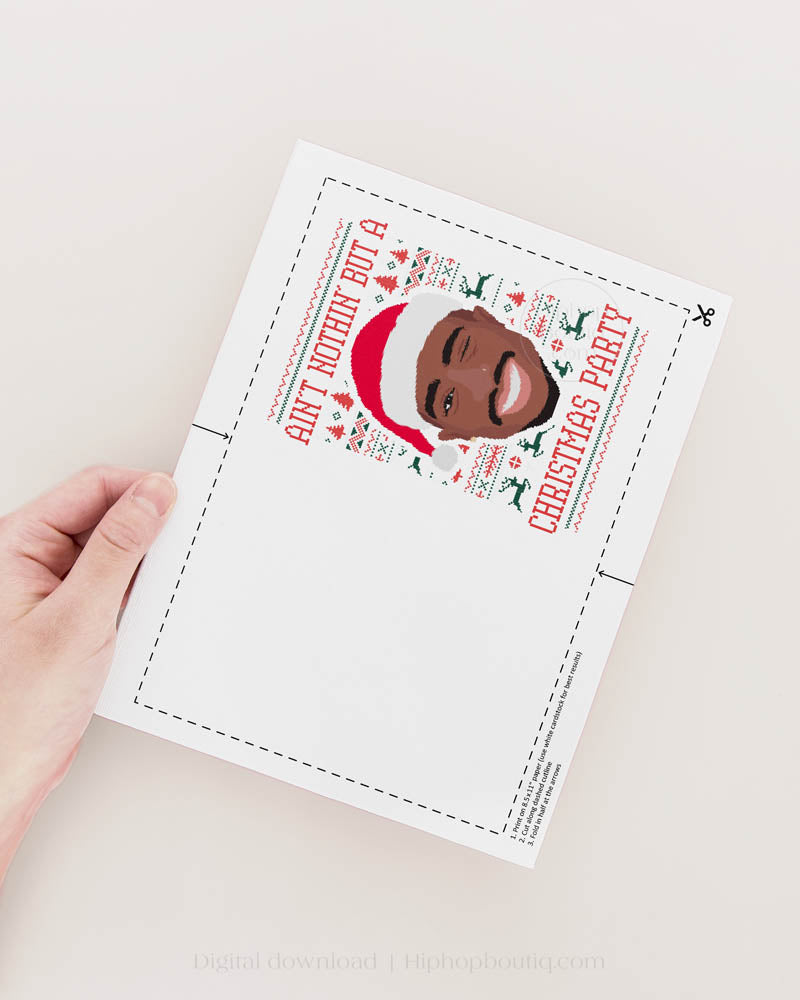 Nothing But A Christmas Party Card