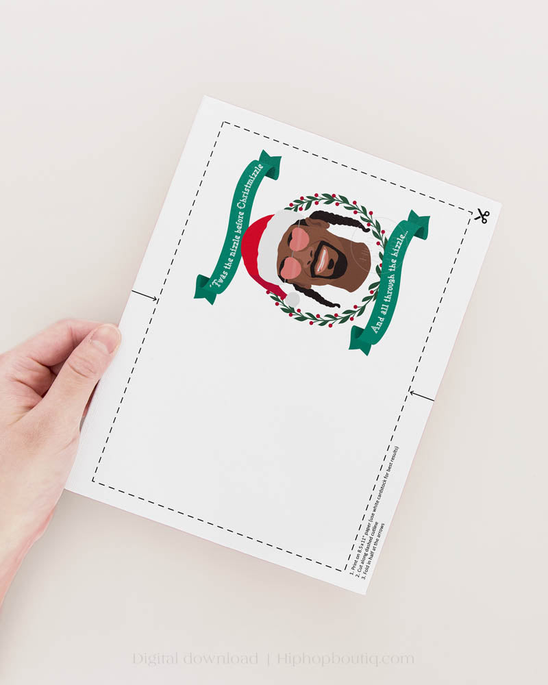 Twas The Nizzle Before Christmizzle Card