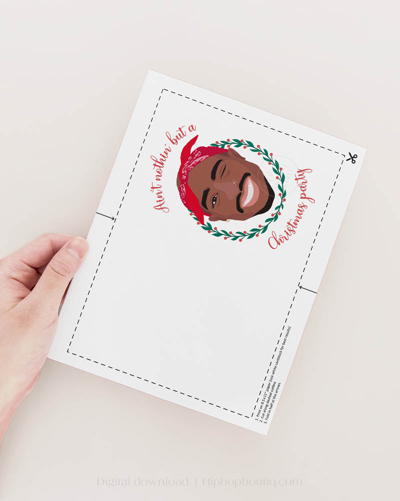 Ain't Nothin' But A Christmas Party Card