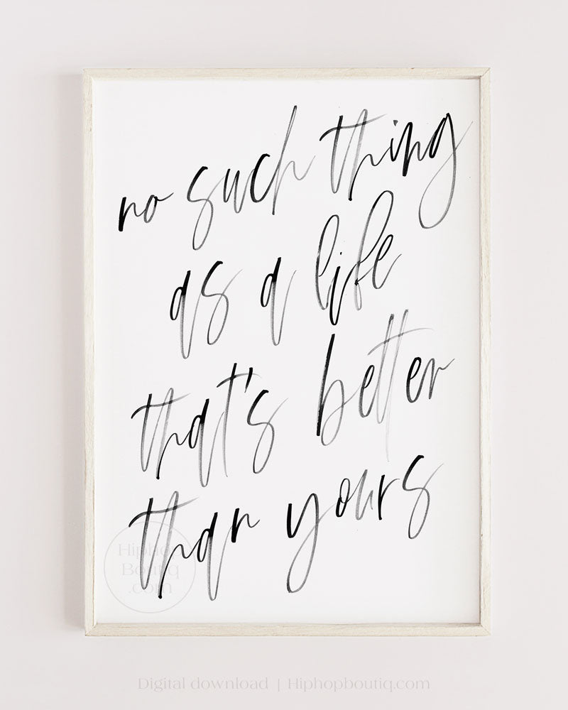 Love yours wall art | Hip hop bedroom decor printable - HiphopBoutiq