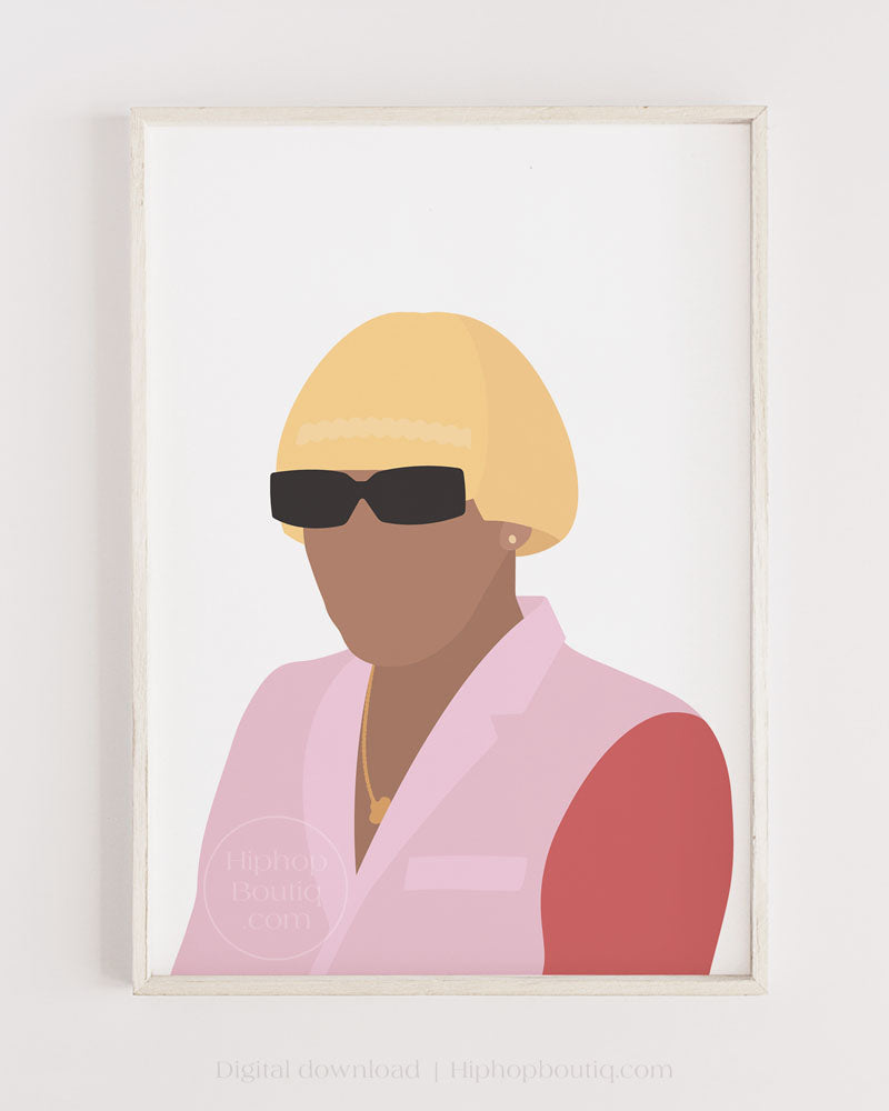 Rapper portrait | Rapper poster | Hip hop artist wall art - HiphopBoutiq