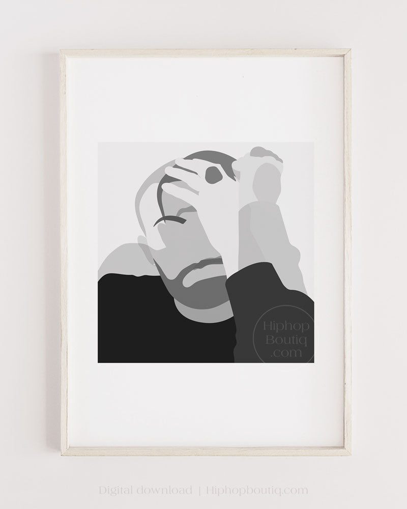 Rapper album cover poster | Hip hop album cover art - HiphopBoutiq