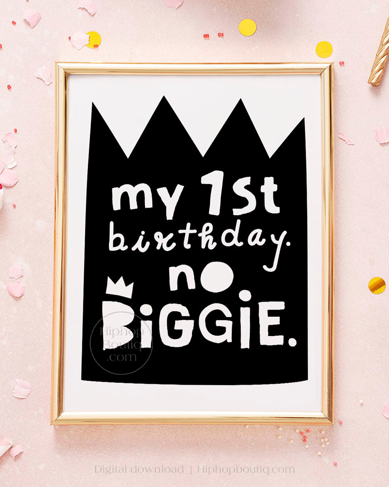 Notorious One birthday decoration | 90s hip hop themed party - HiphopBoutiq