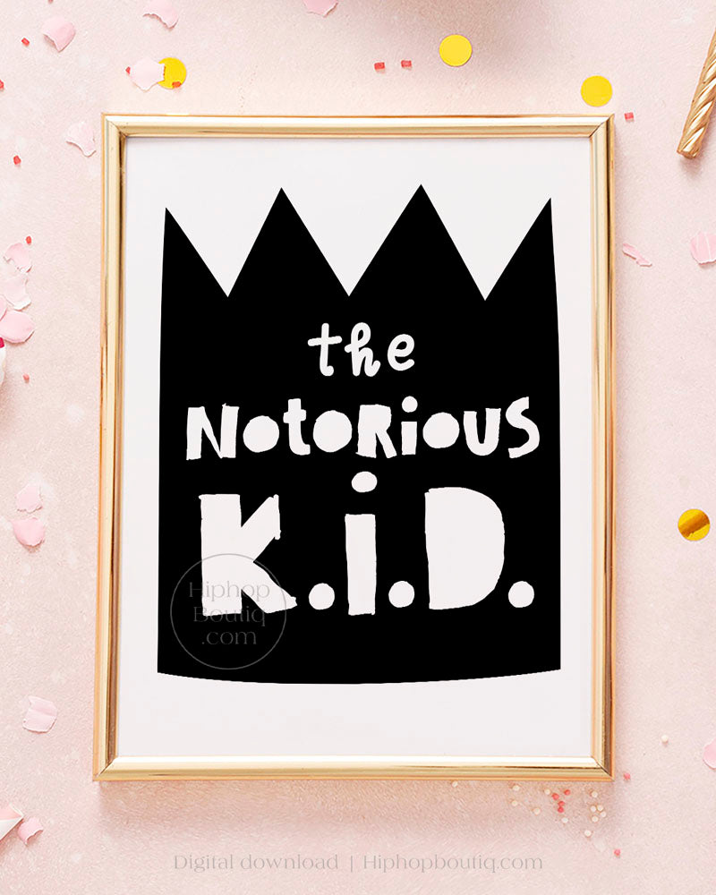 The Notorious K.I.D. birthday party decoration | 90s hip hop theme - HiphopBoutiq