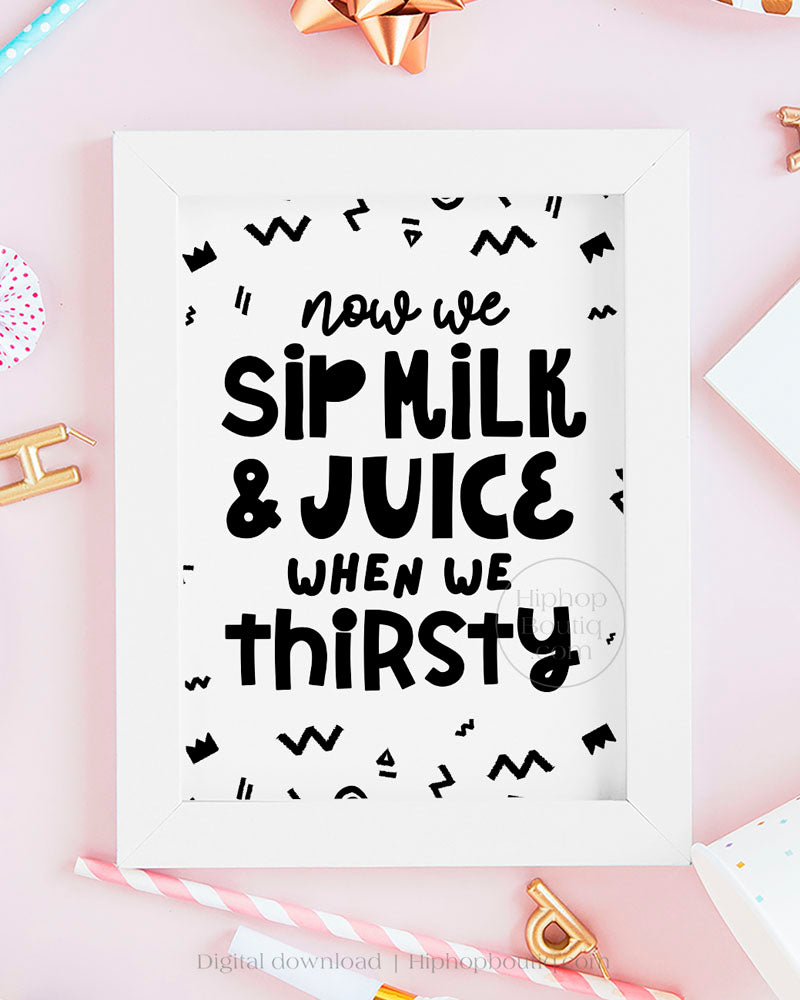 The Notorious One Birthday Party Sign