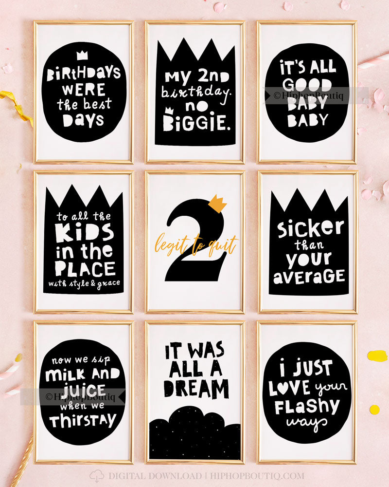 No biggie 2nd birthday decor | Notorious second birthday party | Hip hop bundle - HiphopBoutiq