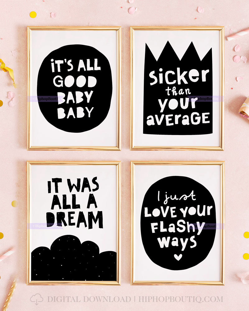 Biggie birthday party theme decorations | Hip hop notorious birthday bundle - HiphopBoutiq