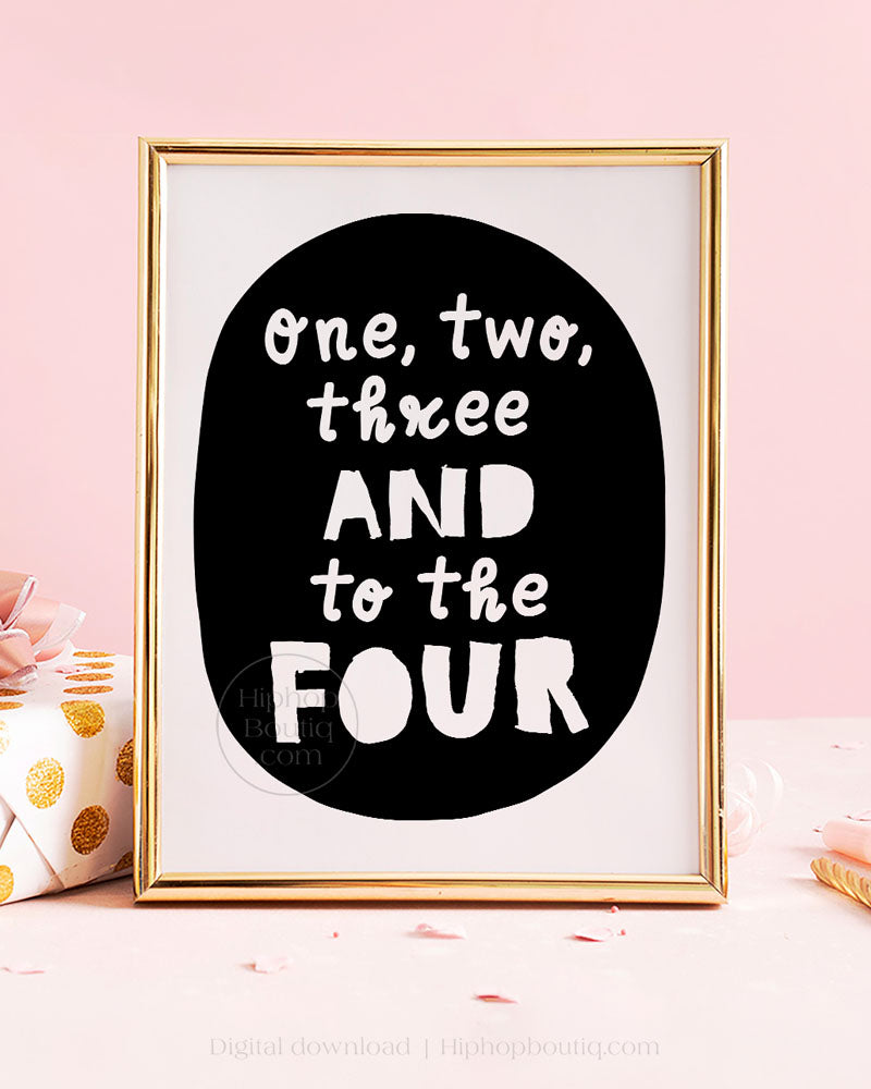 Hip Hop Theme 4th Birthday Party Decorations