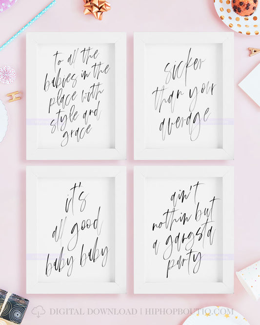 Biggie birthday party theme | Hip hop notorious birthday decorations bundle - HiphopBoutiq