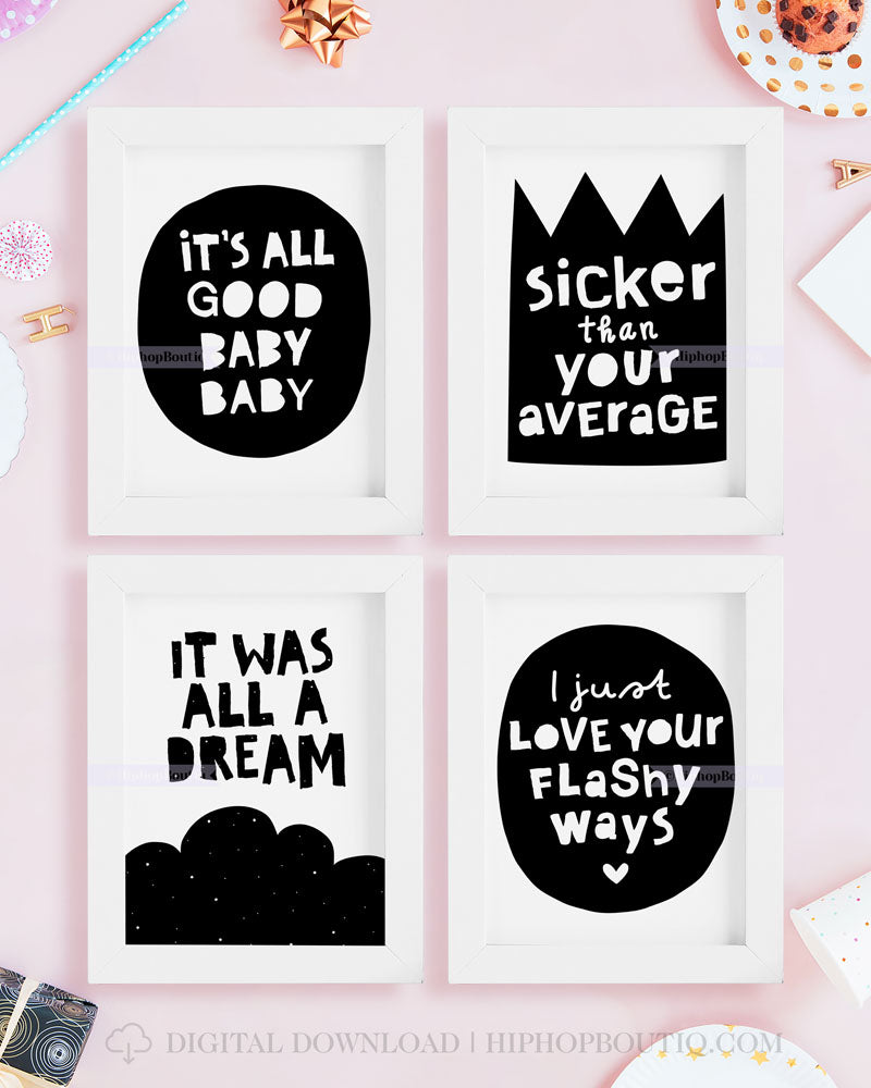 Biggie birthday party theme decorations | Hip hop notorious birthday bundle - HiphopBoutiq