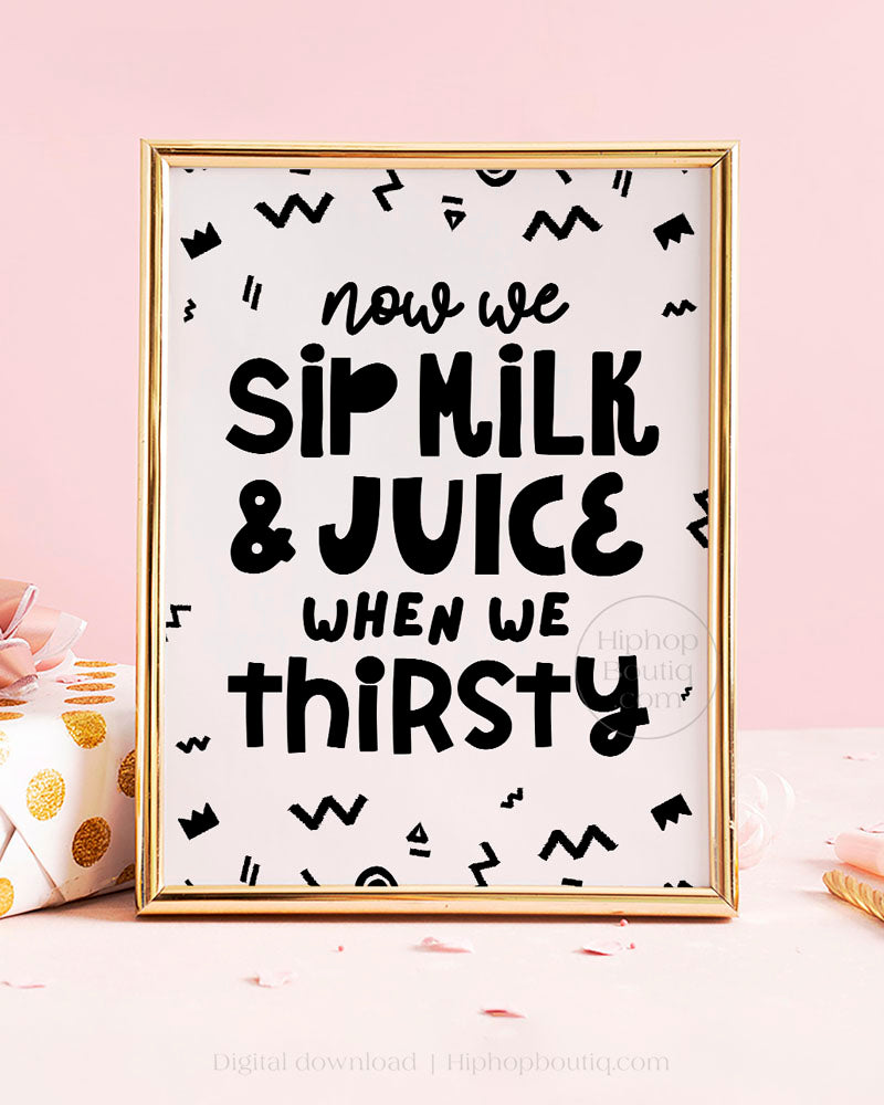 The Notorious One Birthday Party Sign