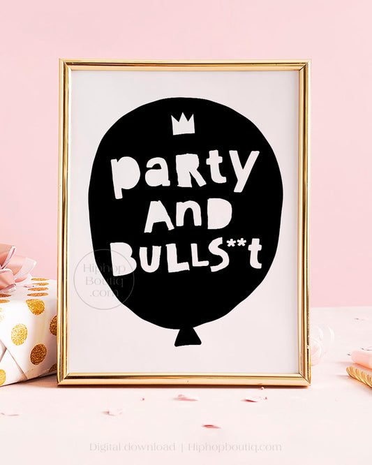 Notorious birthday theme | Party and bulls**t | Hip hop party decor - HiphopBoutiq