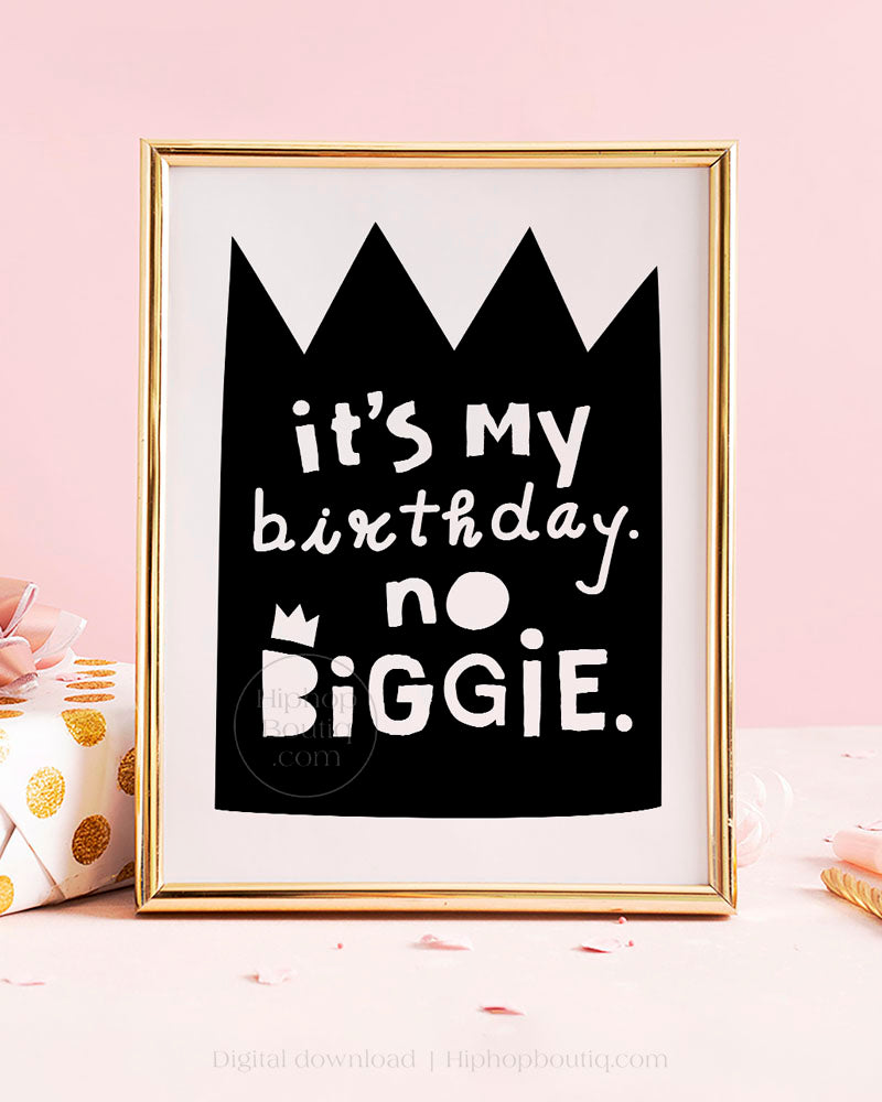 Notorious One birthday decoration | 90s hip hop themed party - HiphopBoutiq