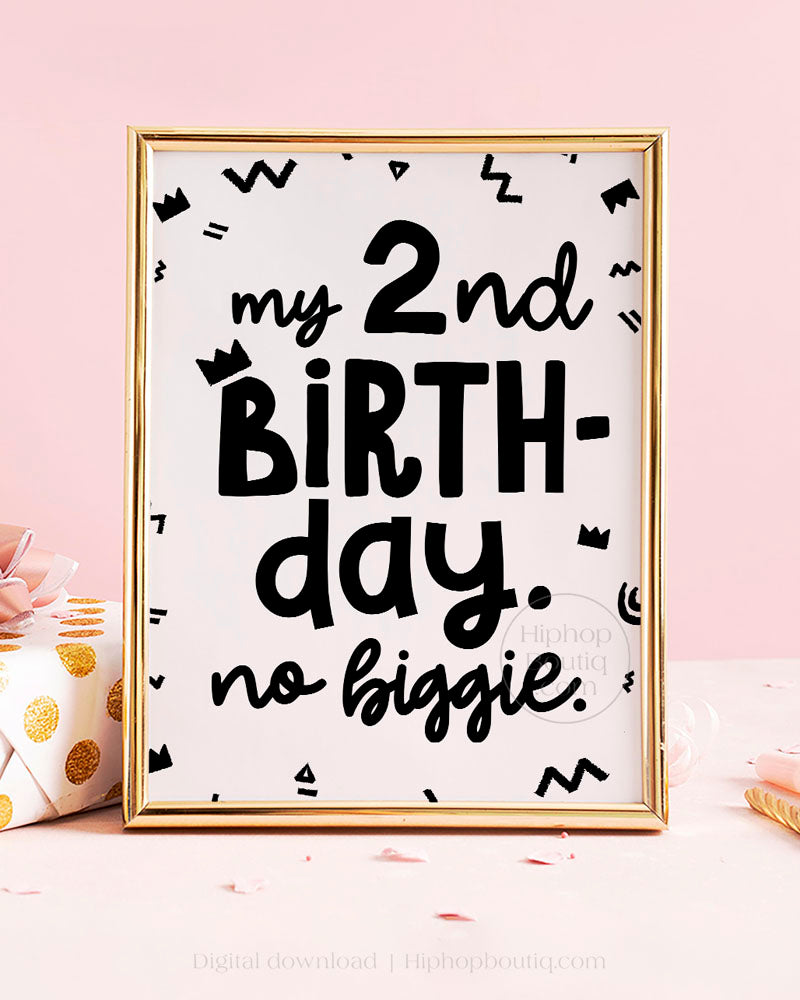 Two legit to quit party decor | No biggie birthday quotes | Hip hop theme