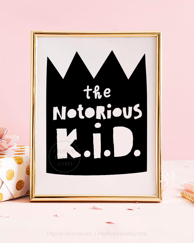 The Notorious K.I.D. birthday party decoration | 90s hip hop theme - HiphopBoutiq