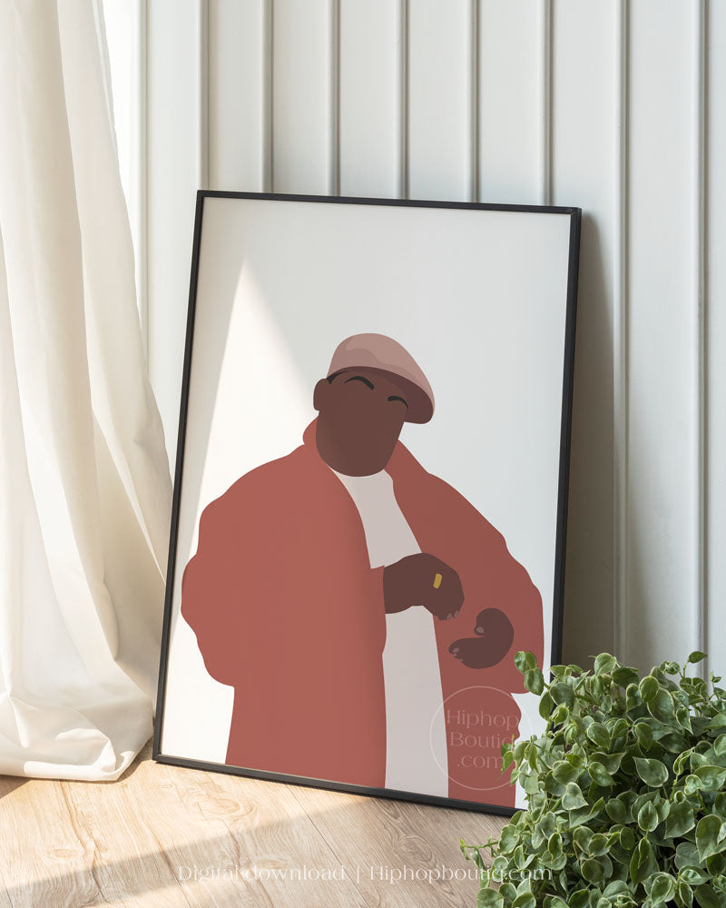 90s Rapper Poster Wall Art