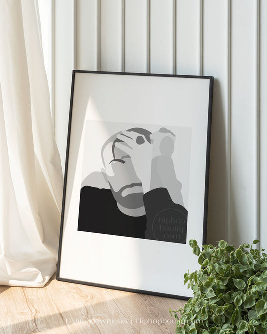 Rapper album cover poster | Hip hop album cover art - HiphopBoutiq