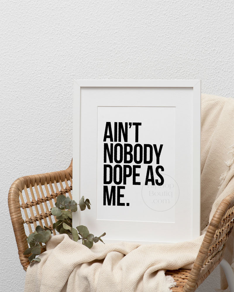 So fresh and so clean clean sign | Old school rap lyrics wall art - HiphopBoutiq