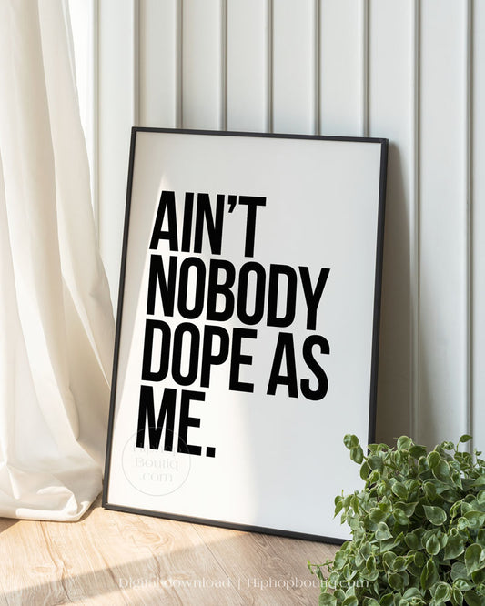 So fresh and so clean clean sign | Old school rap lyrics wall art - HiphopBoutiq
