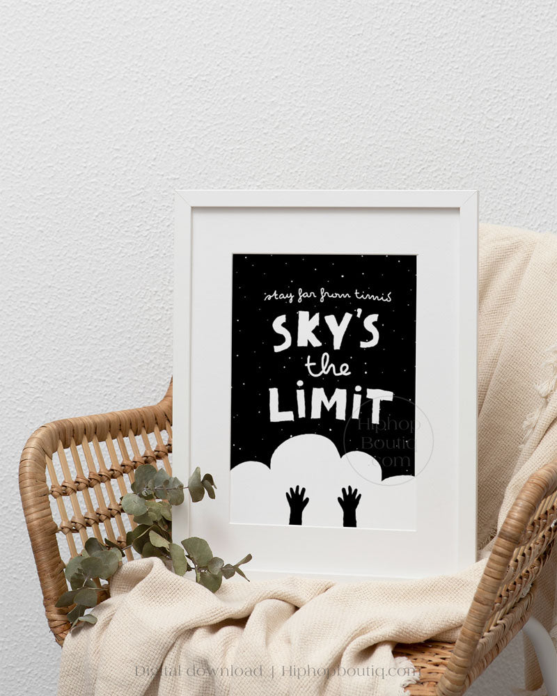 Hip hop nursery wall art bundle | Hip hop themed nursery | Rap lyrics baby room decor - HiphopBoutiq
