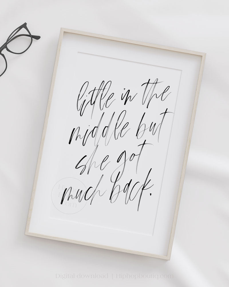 Old school hip hop bedroom decor | Baby got back | Hip hop wall art for bedroom - HiphopBoutiq