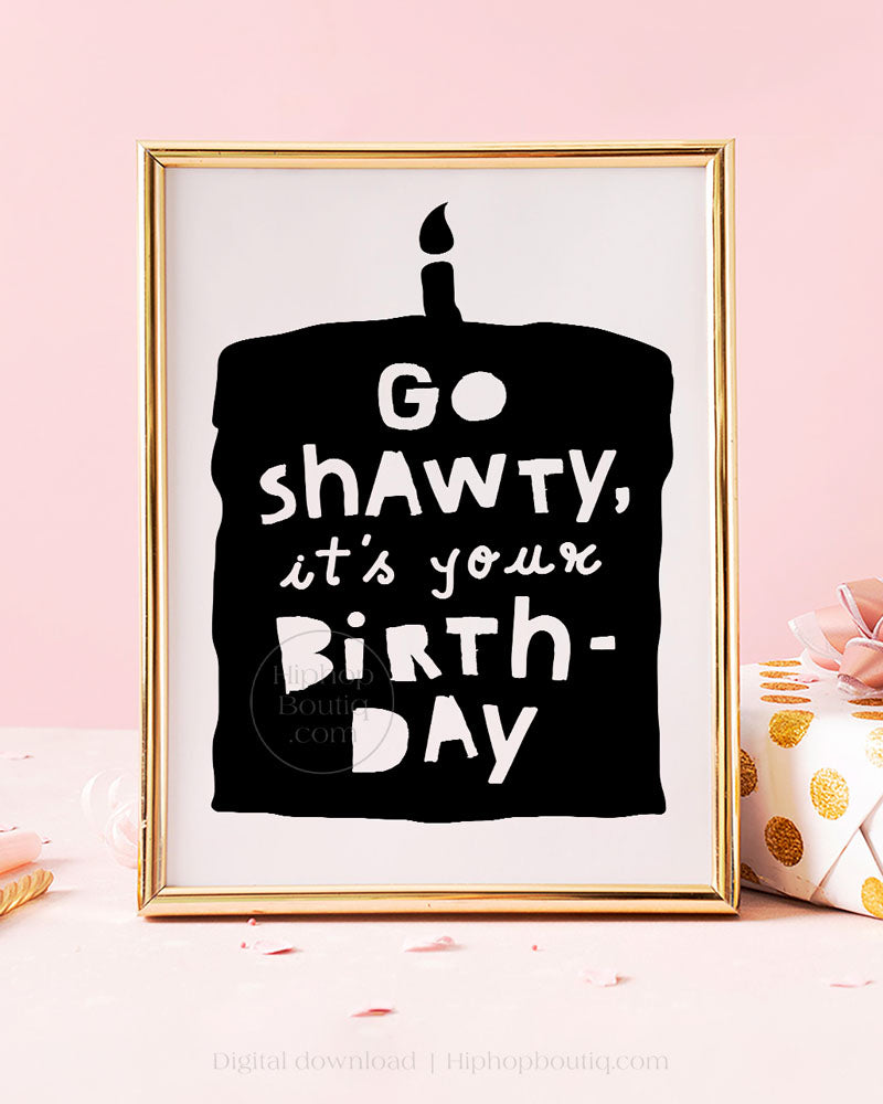 Hip Hop Theme 4th Birthday Party Decorations