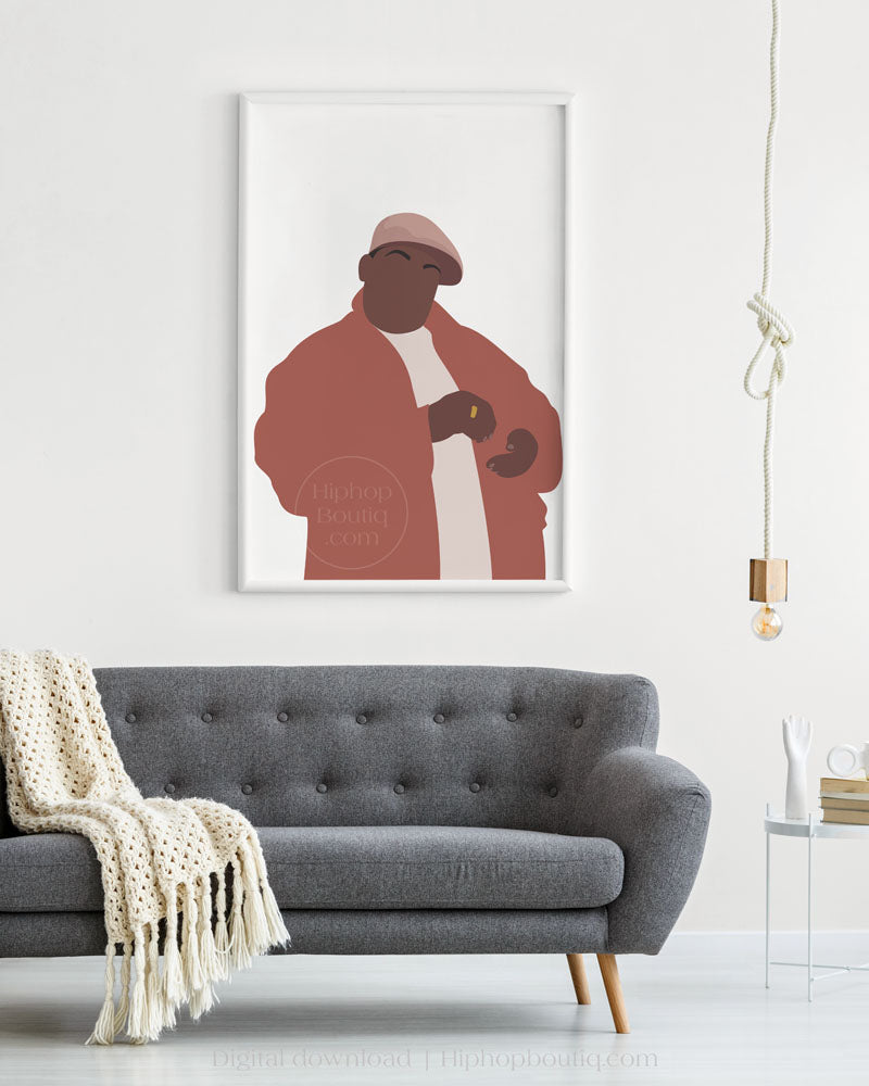 90s Rapper Poster Wall Art