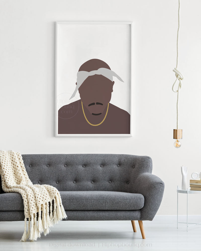 90s Rapper Hip Hop Artist Poster
