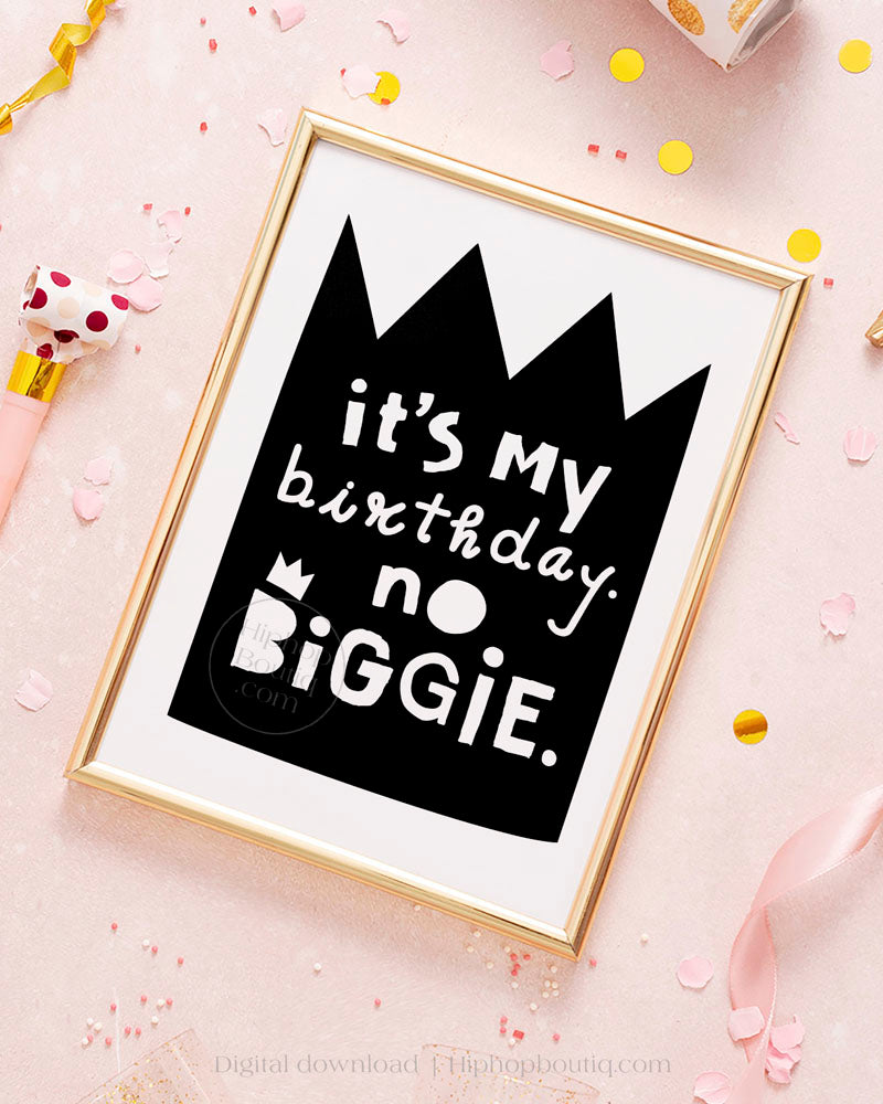 Notorious One birthday decoration | 90s hip hop themed party - HiphopBoutiq