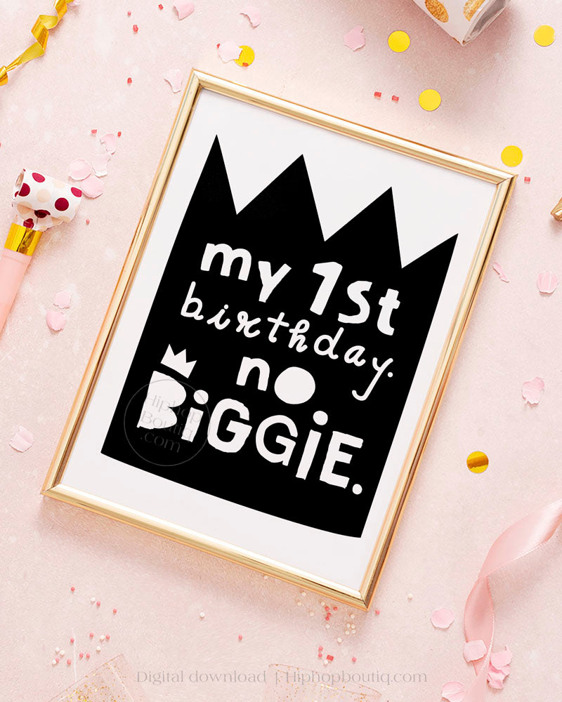 Notorious One birthday decoration | 90s hip hop themed party - HiphopBoutiq