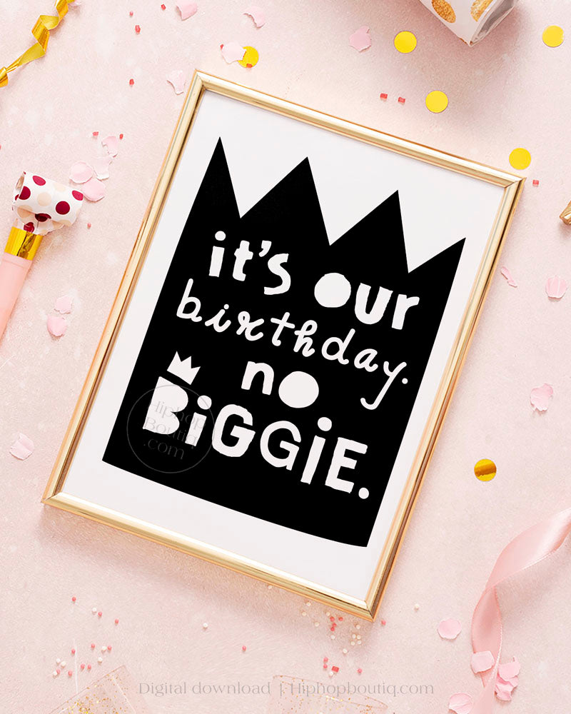 Notorious twins birthday decoration | 90s hip hop themed party - HiphopBoutiq