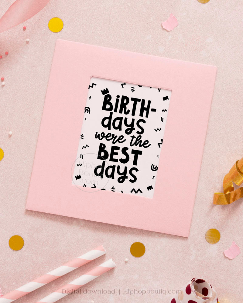 Hip hop party decor | Birthdays were the best days | Gangsta party theme