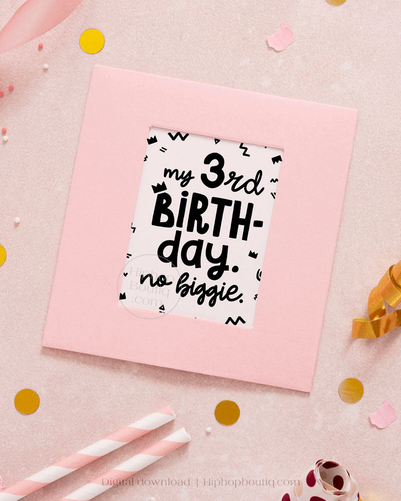 My 3rd birthday no biggie | 90's hip hop party decorations