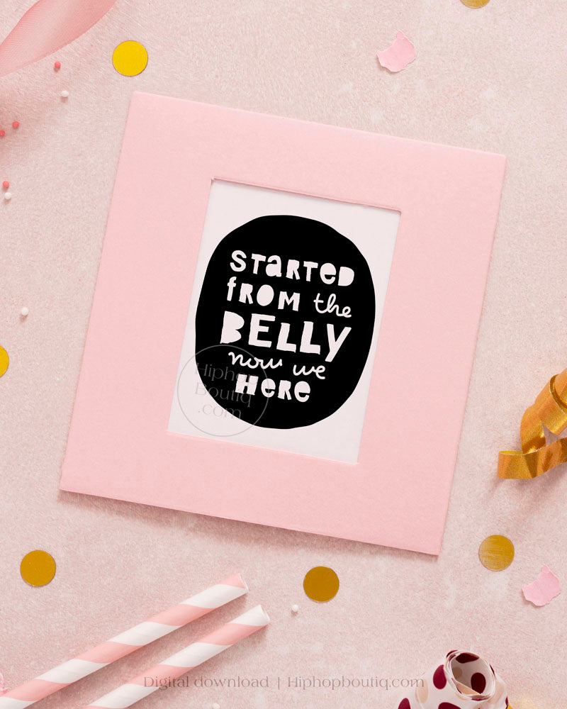 Hip hop baby shower decorations | Notorious One birthday party decor - HiphopBoutiq