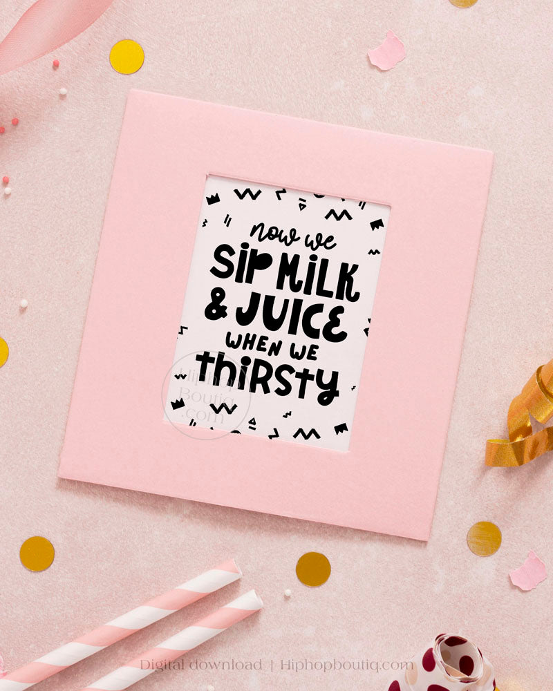 The Notorious One Birthday Party Sign