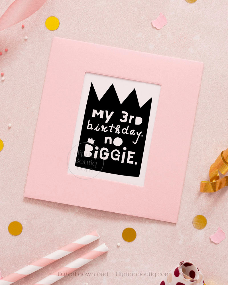 Nothin but a 3 thang | 90's hip hop party | Notorious birthday decoration - HiphopBoutiq