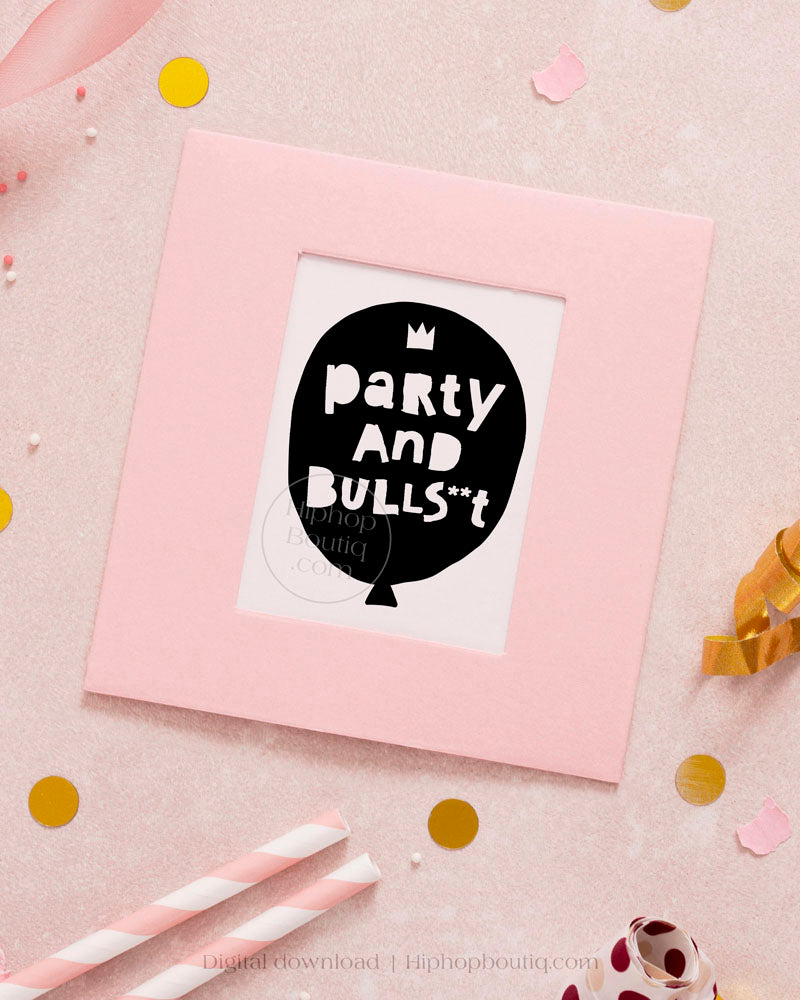Notorious birthday theme | Party and bulls**t | Hip hop party decor - HiphopBoutiq
