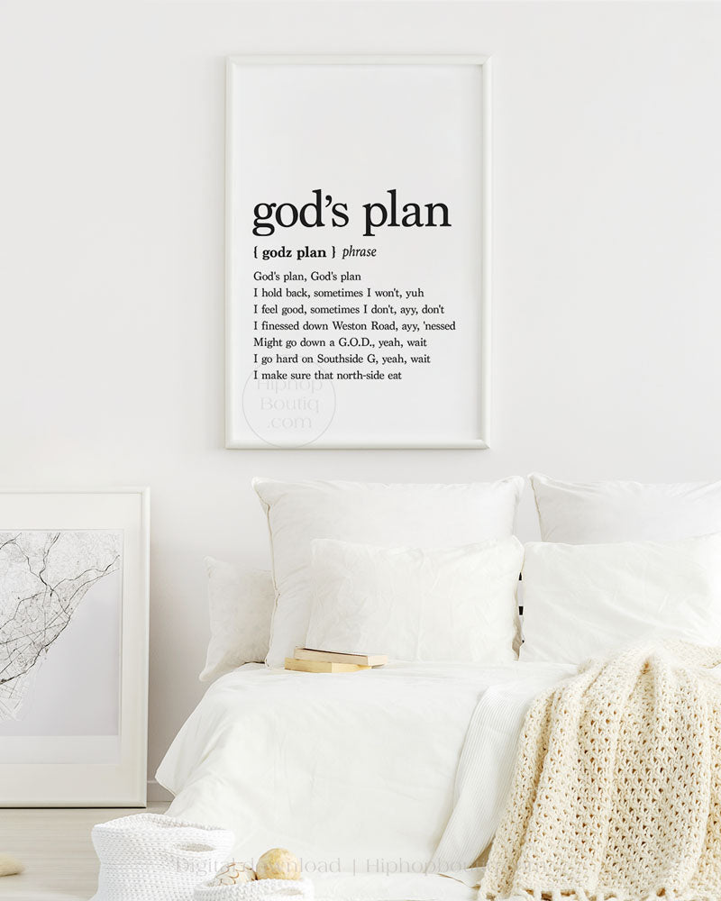 Hip hop wall art for office space | Rap lyrics poster | Hip hop definition - HiphopBoutiq
